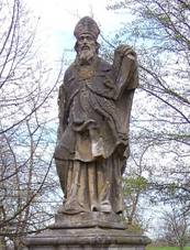 Původně svrabovská socha sv. Donáta v Kouřimi