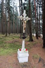 Kříž na rozcestí U Bílého křížku v Brdech (Q66566075) 01.jpg