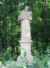 Socha sv. Antonna Padunskho (Veselko).JPG