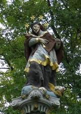 VÃ­tkovice, socha svatÃ©ho Jana NepomuckÃ©ho.jpg