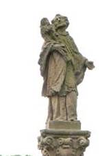 sloup se sochou sv. Jana Nepomuckého