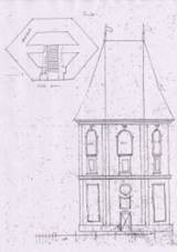 náčrt zvonice
