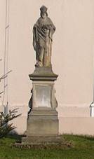 Sochy sv. Cyrila a Metodje a sv. Jana Nepomuckho